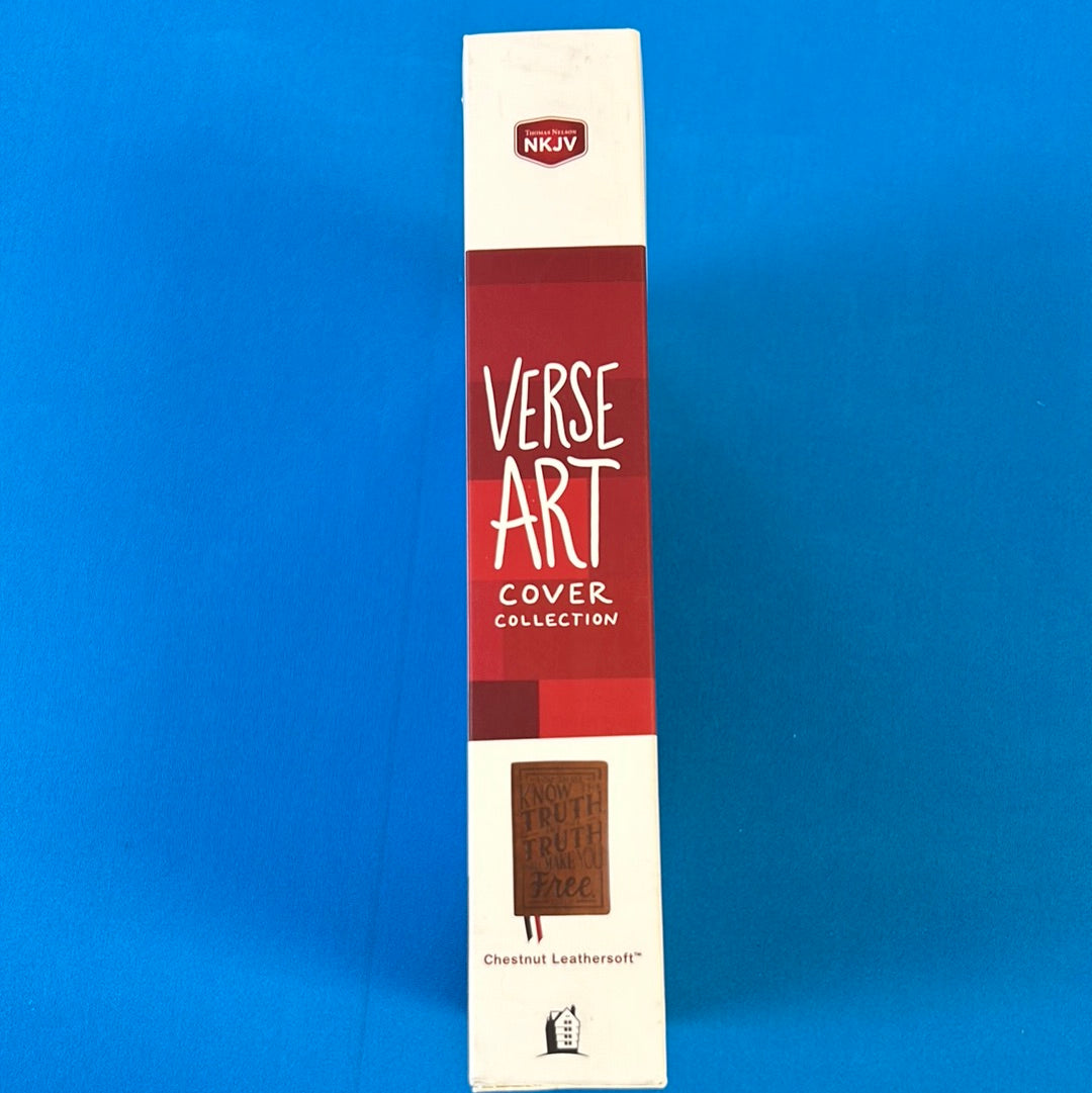 NKJV Verse Art Cover Collection Large Print End-Of-Verse Reference Bible