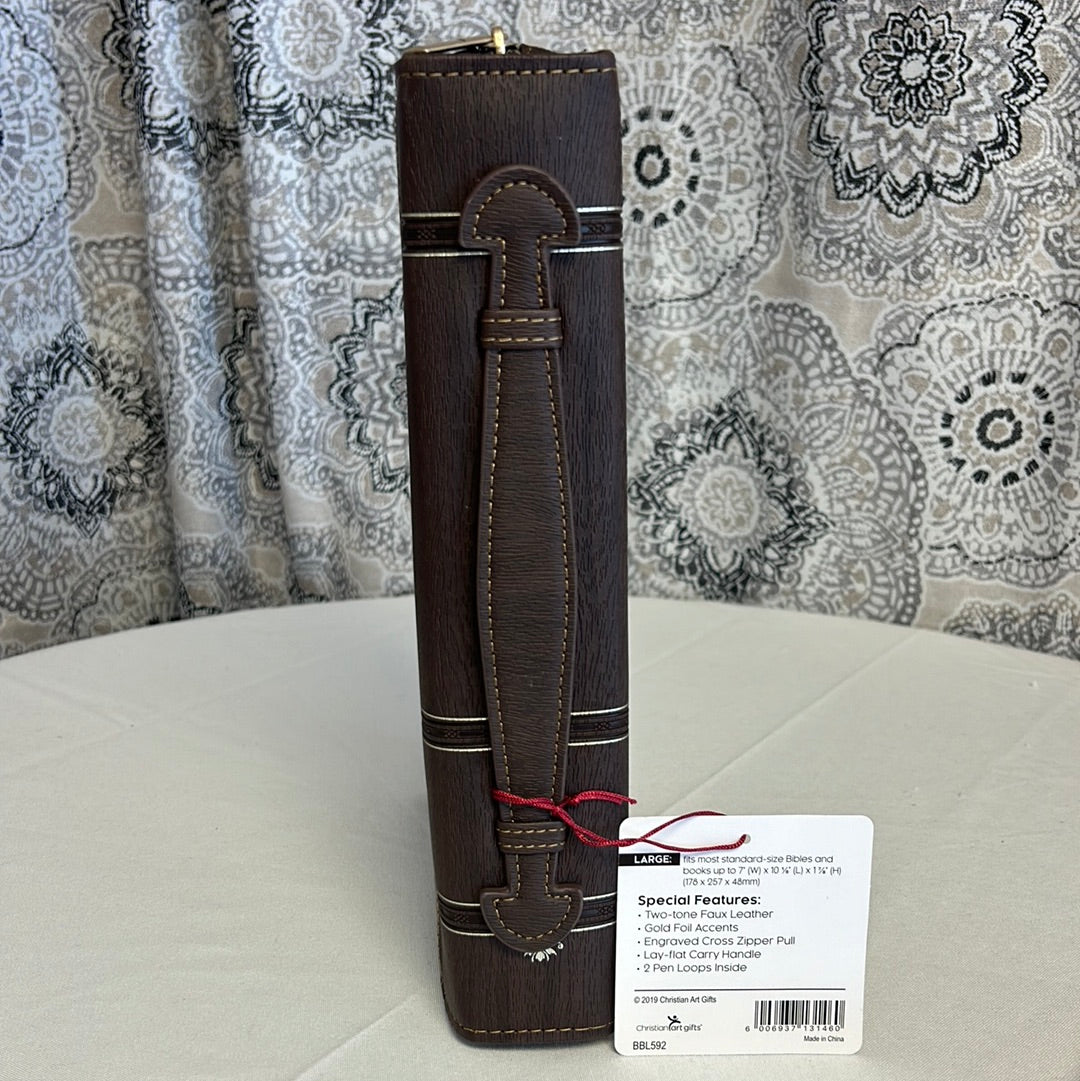 Be Strong and Courageous Bible Cover