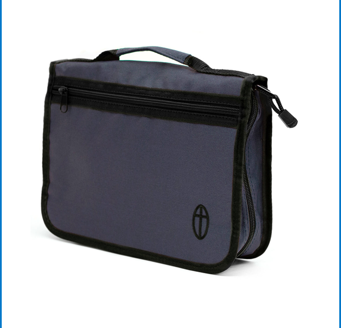 Wordkeeper ® Economy Canvas Bible Cover, Blue XLarge