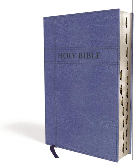 NIV, Premium Gift Bible, Leathersoft, Navy, Red Letter, Thumb Indexed, Comfort Print: The Perfect Bible for Any Gift-Giving Occasion