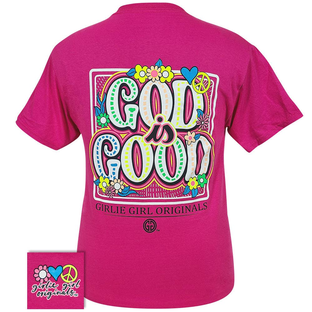 God is Good Inspirational Christian Short Sleeve Graphic Tee