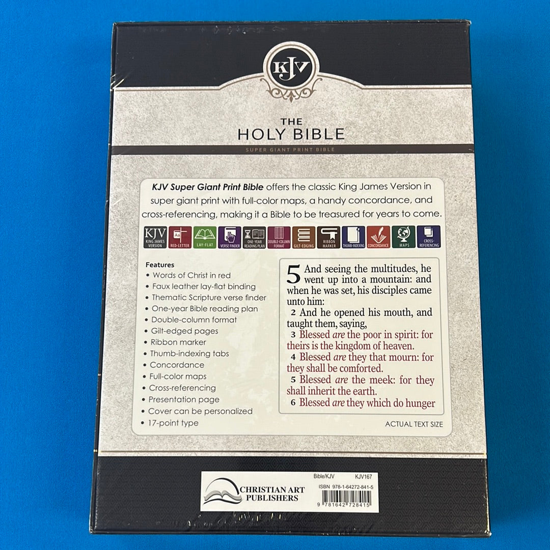 KJV Super Giant Print Bible