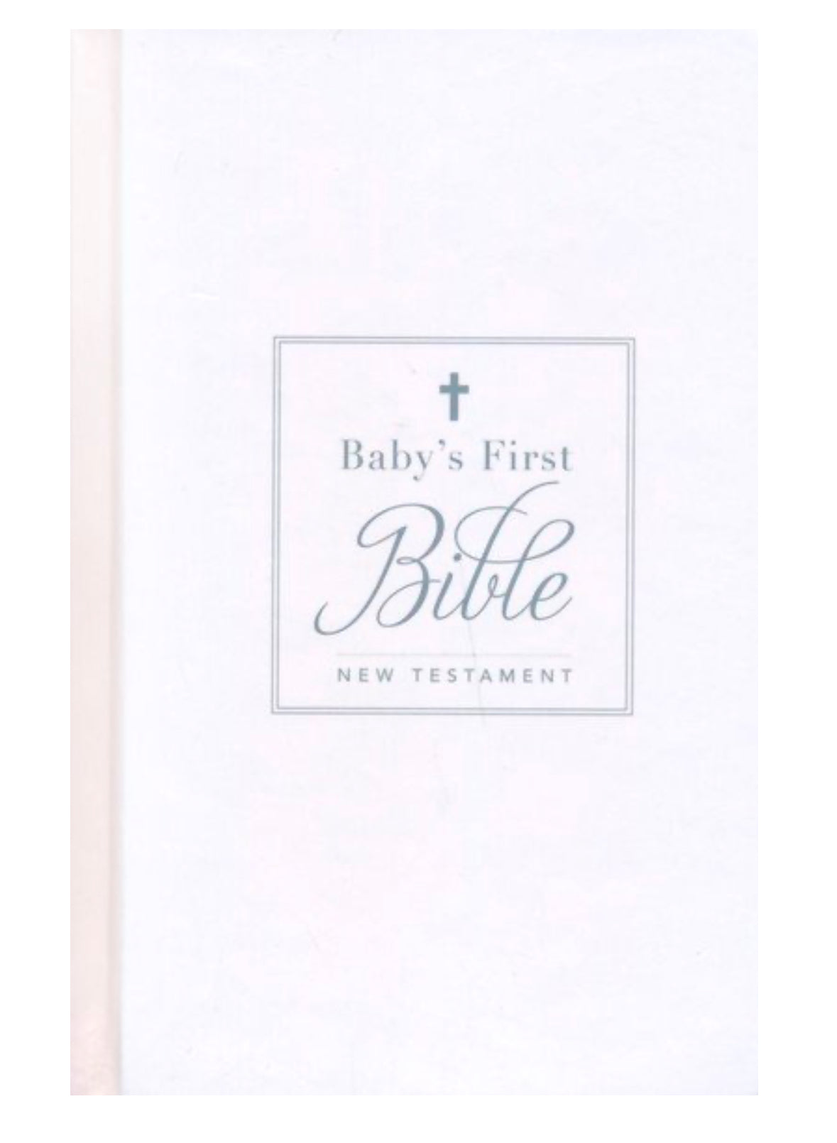 KJV Baby's First New Testament--hardcover, white