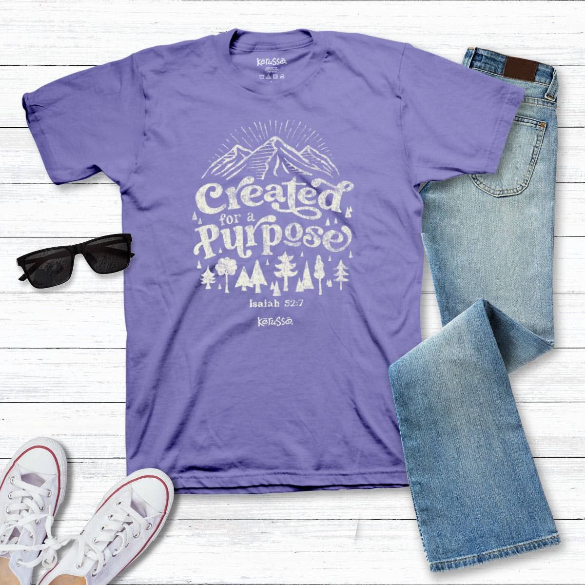 Kerusso Womens T-Shirt Created For A Purpose