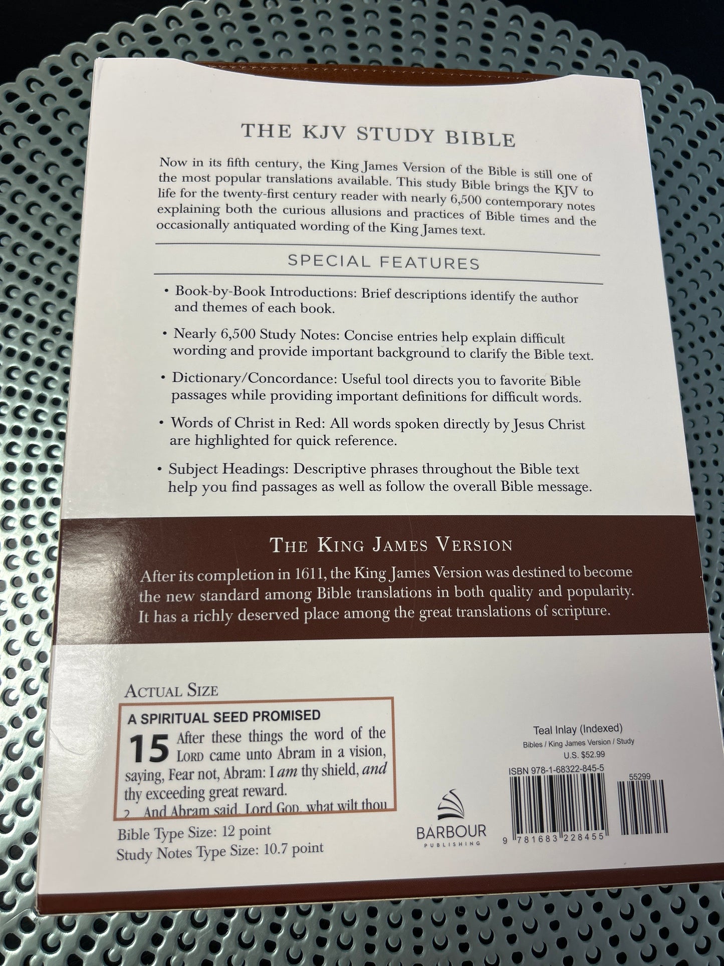 The KJV Study Bible Large Print Edition