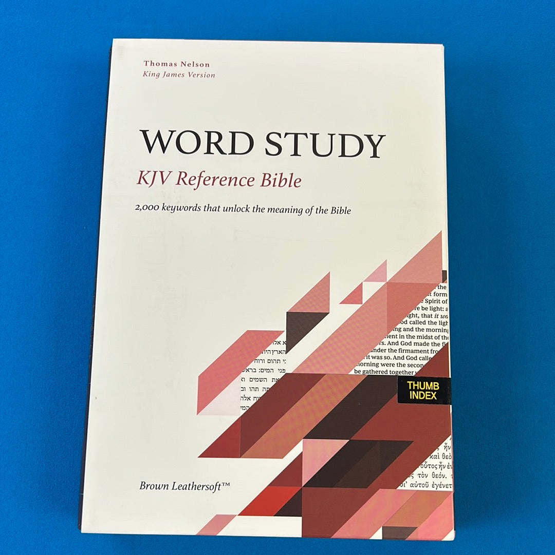 Word Study KJV Reference Bible