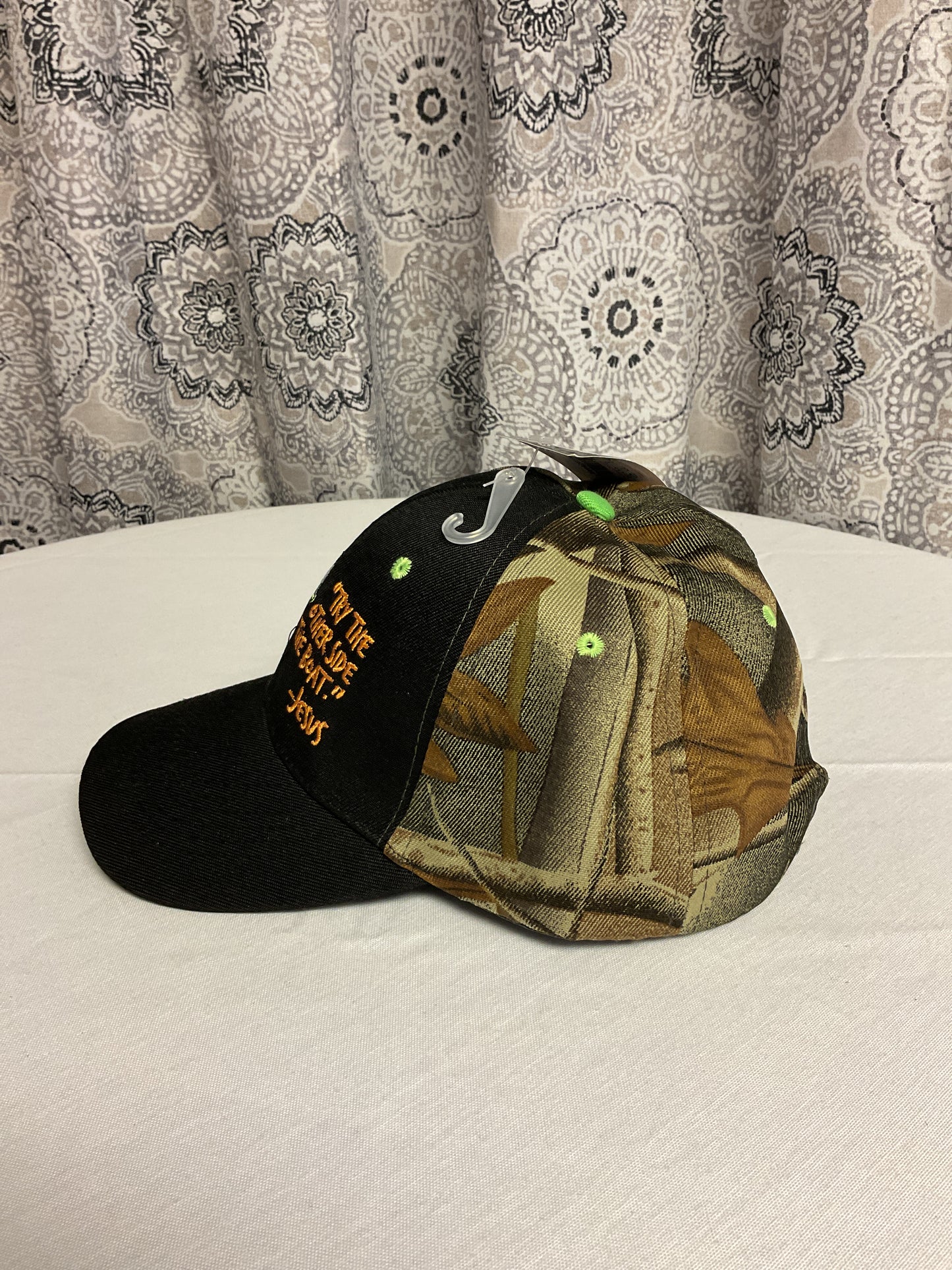 JESUS/FISHING BALL CAP