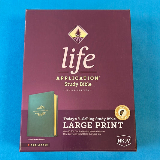 NKJV Life Application Study Bible Large Print