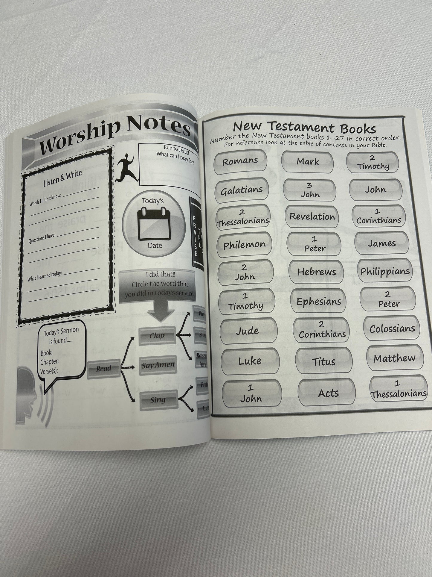 Worship Notes & Activity Journal