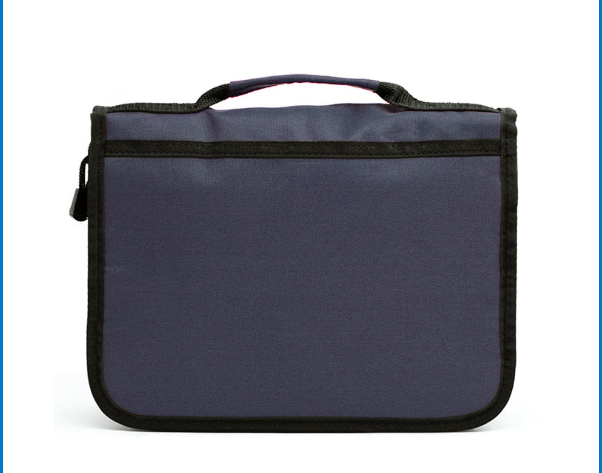 Wordkeeper ® Economy Canvas Bible Cover, Blue XLarge
