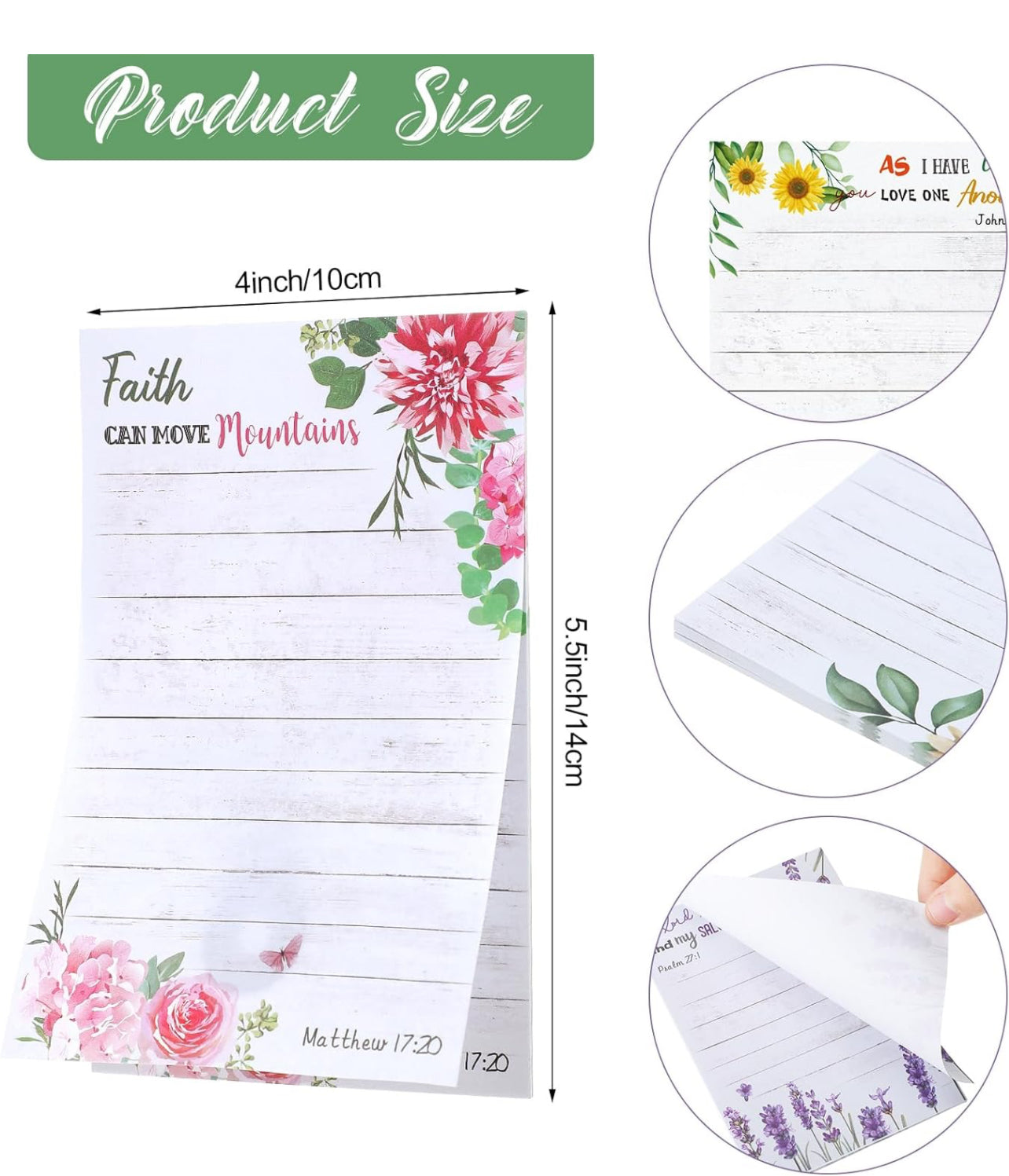 Religious Notepads, Sticky Notes