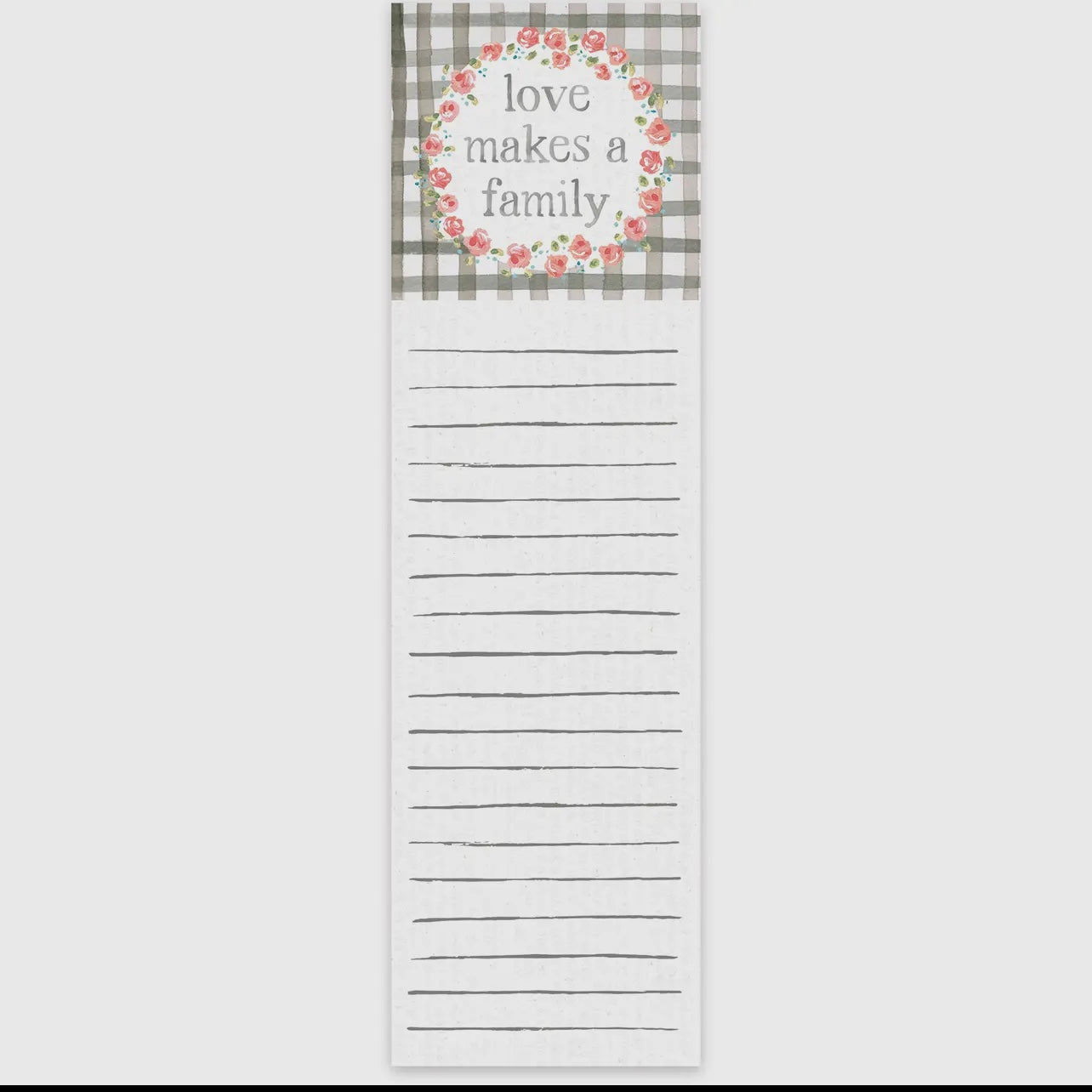 Love Makes A Family List Pad