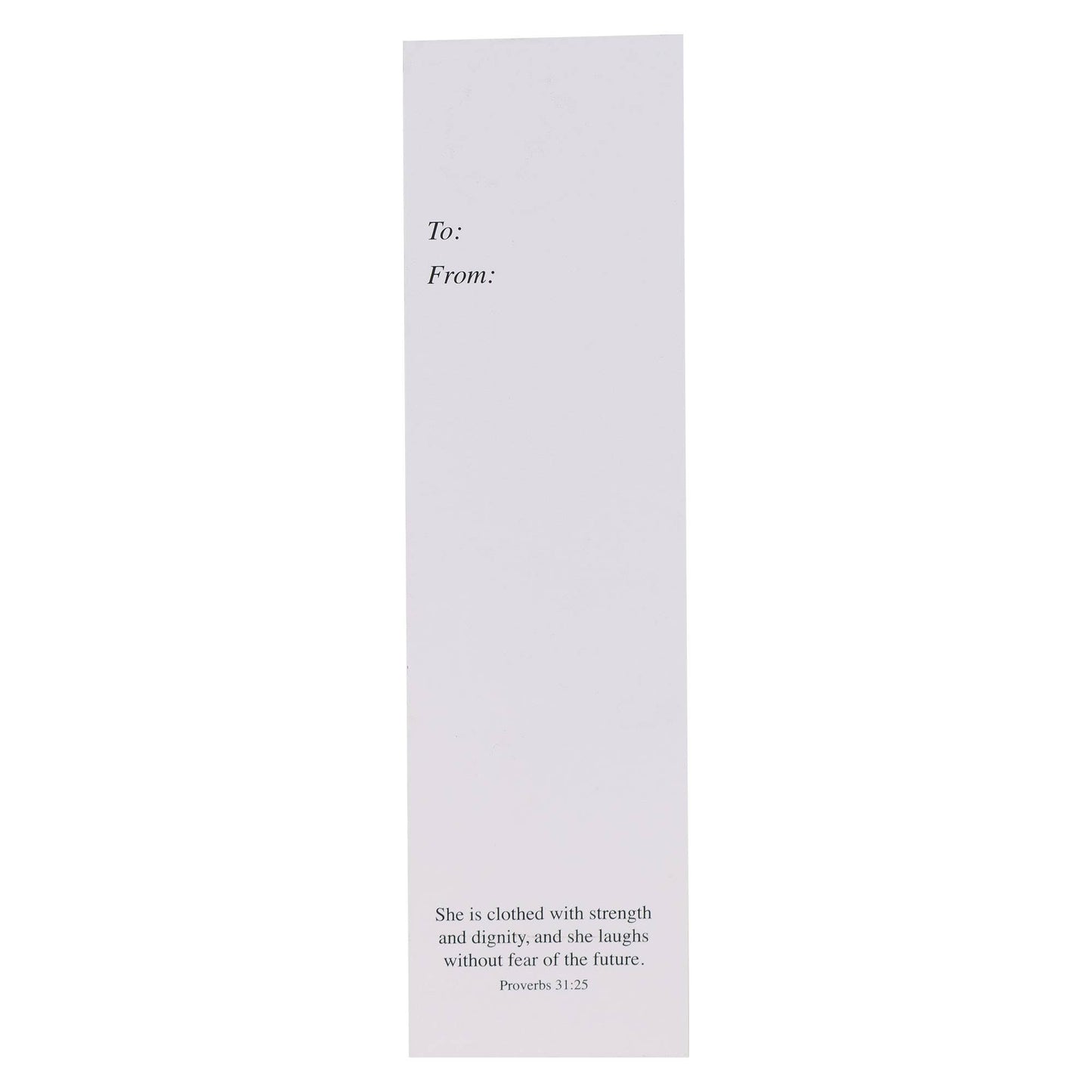 Bookmark Pack Teal Floral Strength & Dignity Prov. 31:25