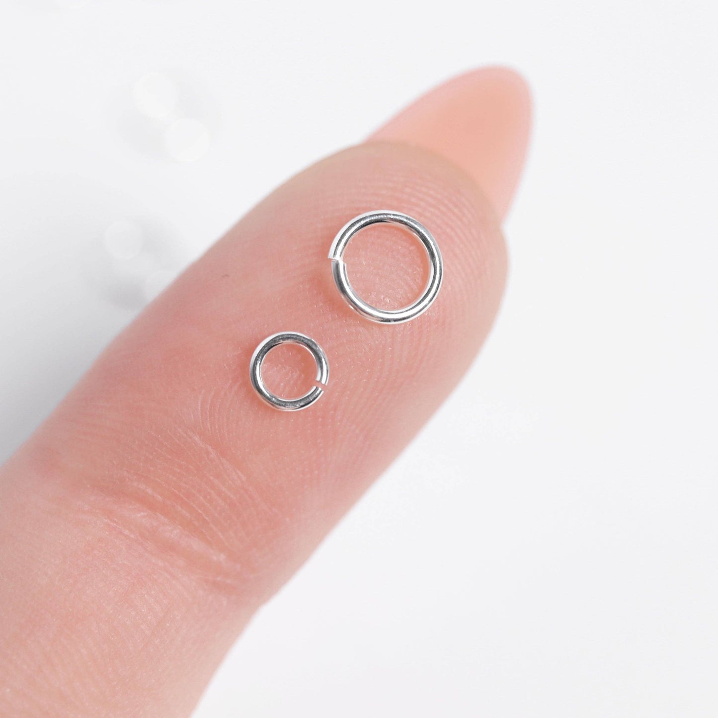 10 Pack Sterling Silver Open Jump Rings