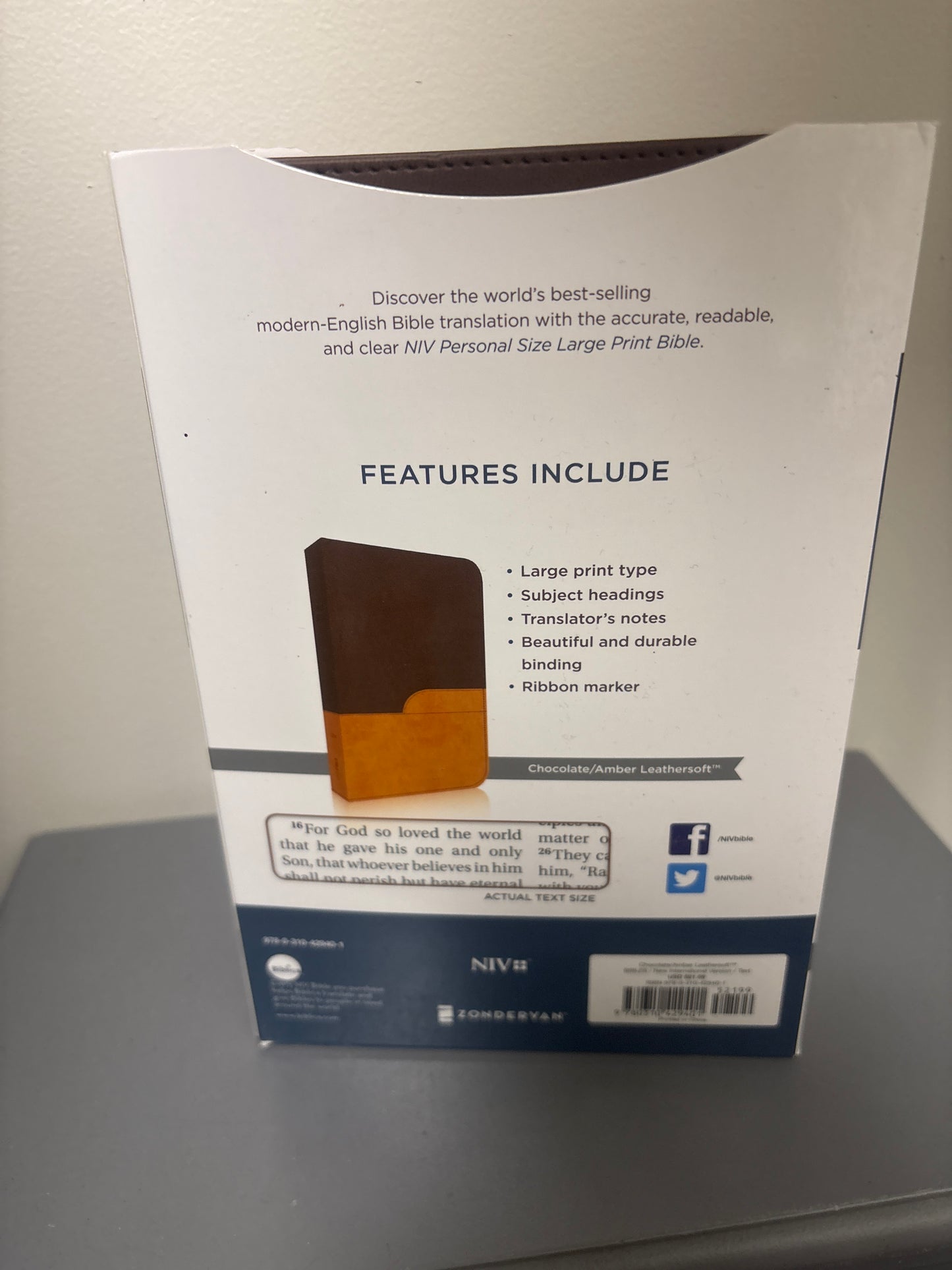 NIV Personal Size Large Print Bible