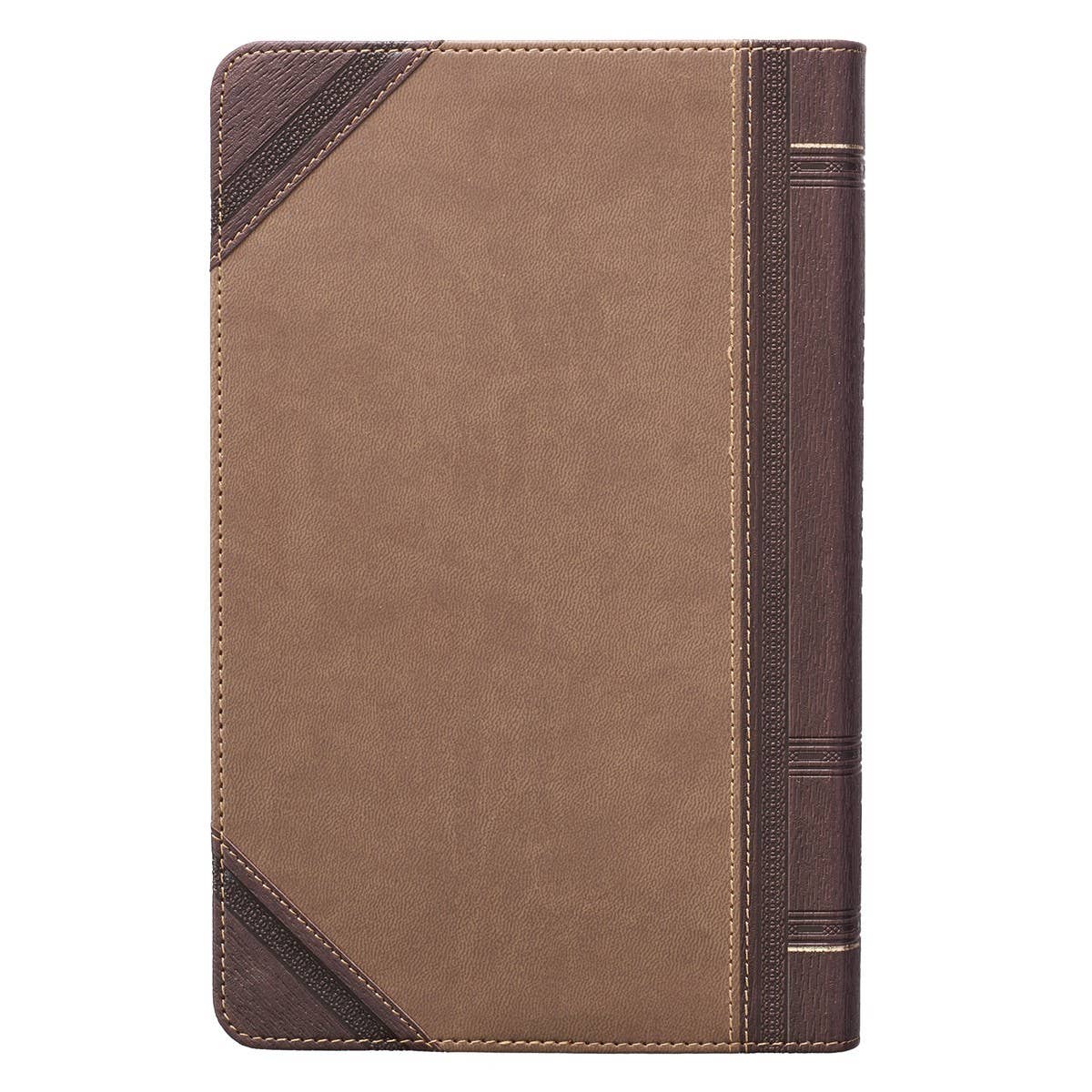 Brown Two-tone Faux Leather King James Version