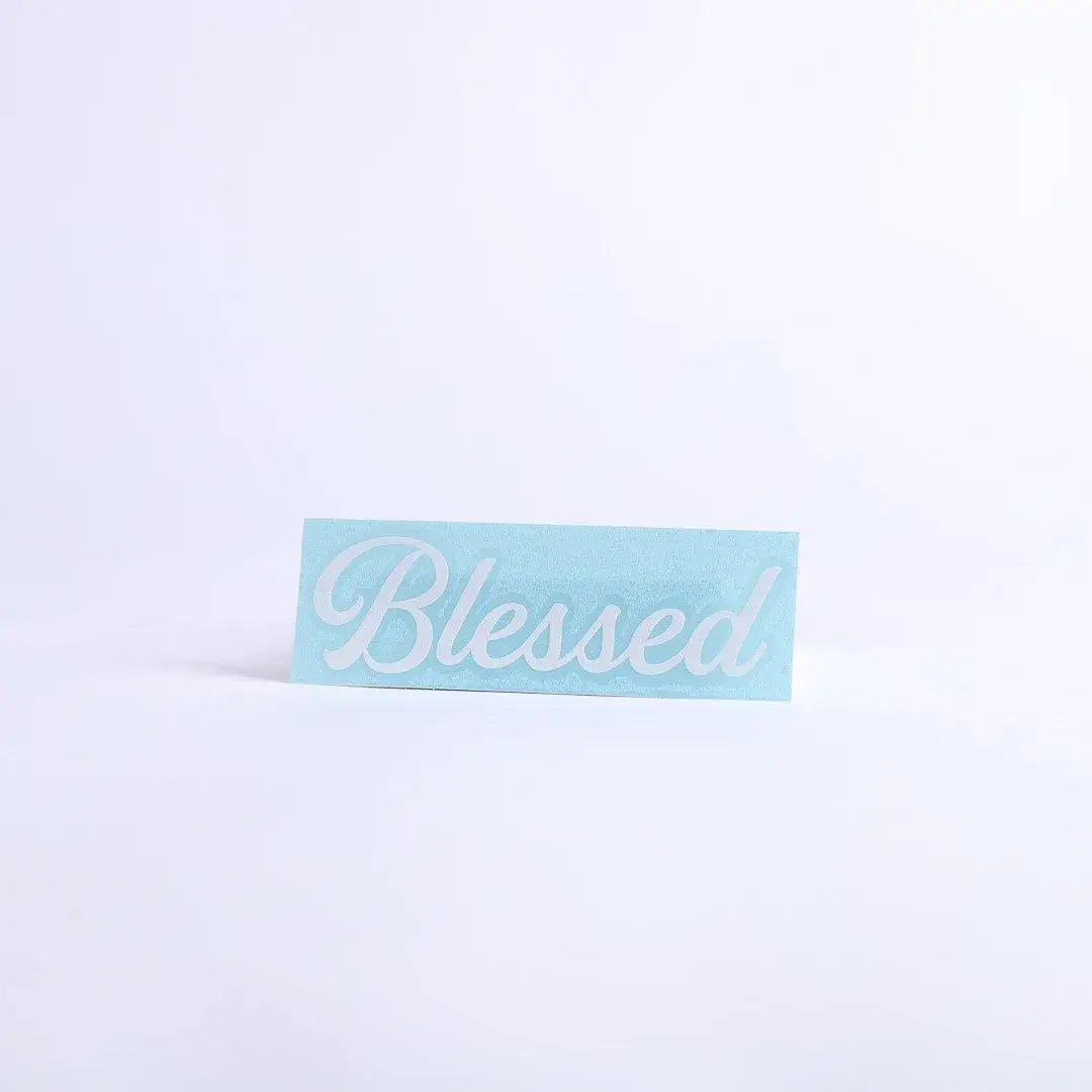 Auto Vinyl Decal - Blessed
