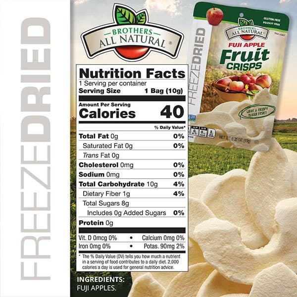 Freeze-Dried Variety Fruit Crisps 6-Pack (½ cup bags)