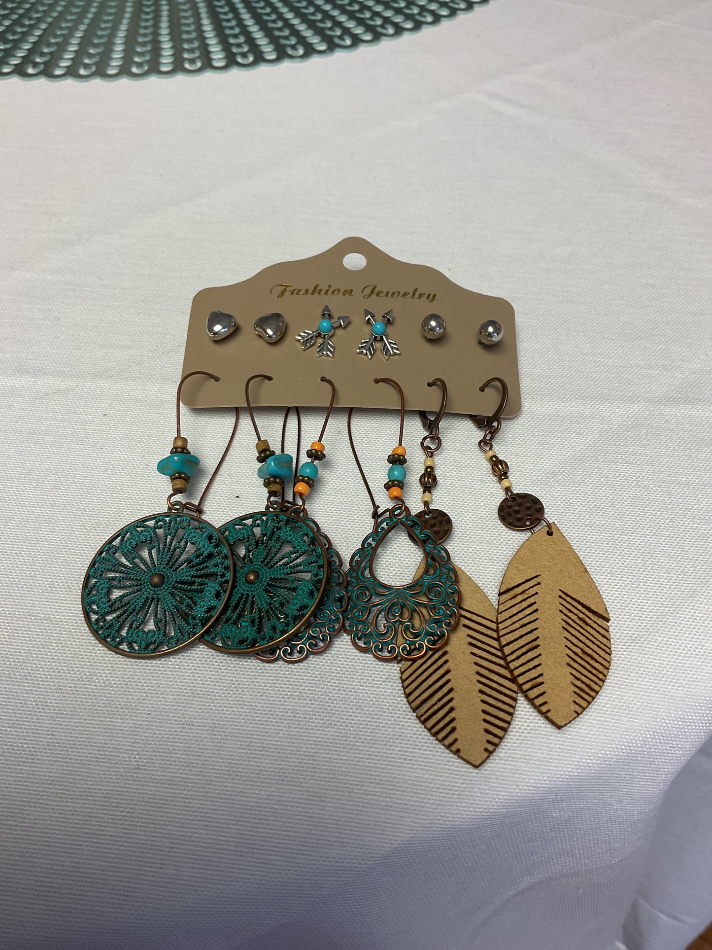 Silver and Turquoise Earrings