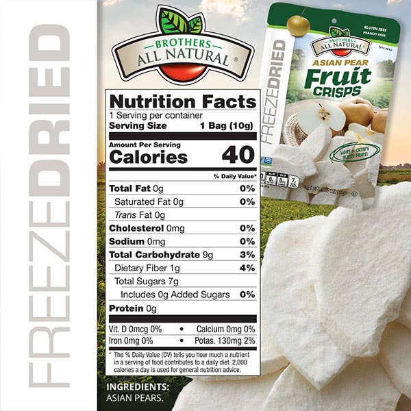 Freeze-Dried Variety Fruit Crisps 6-Pack (½ cup bags)