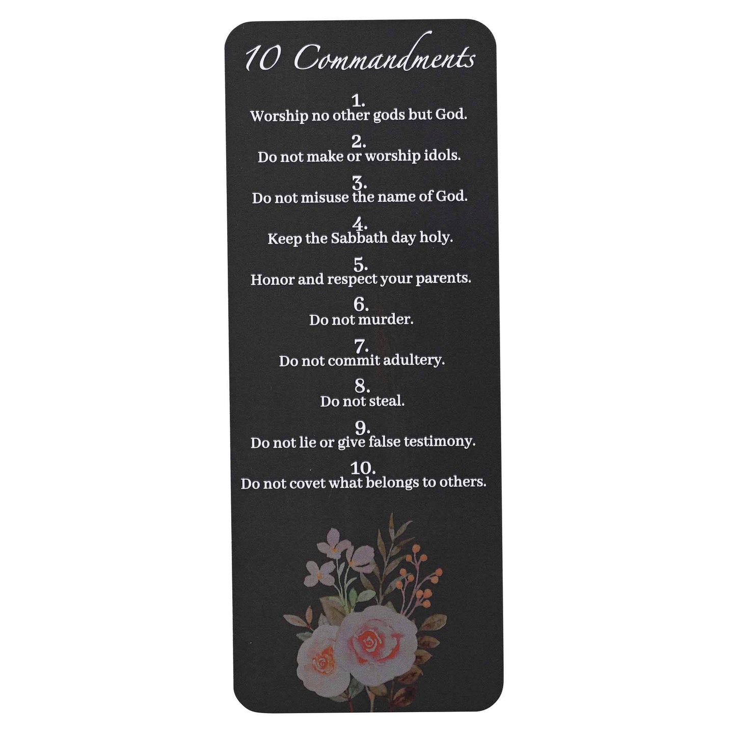 Bookcard 10 Commandments