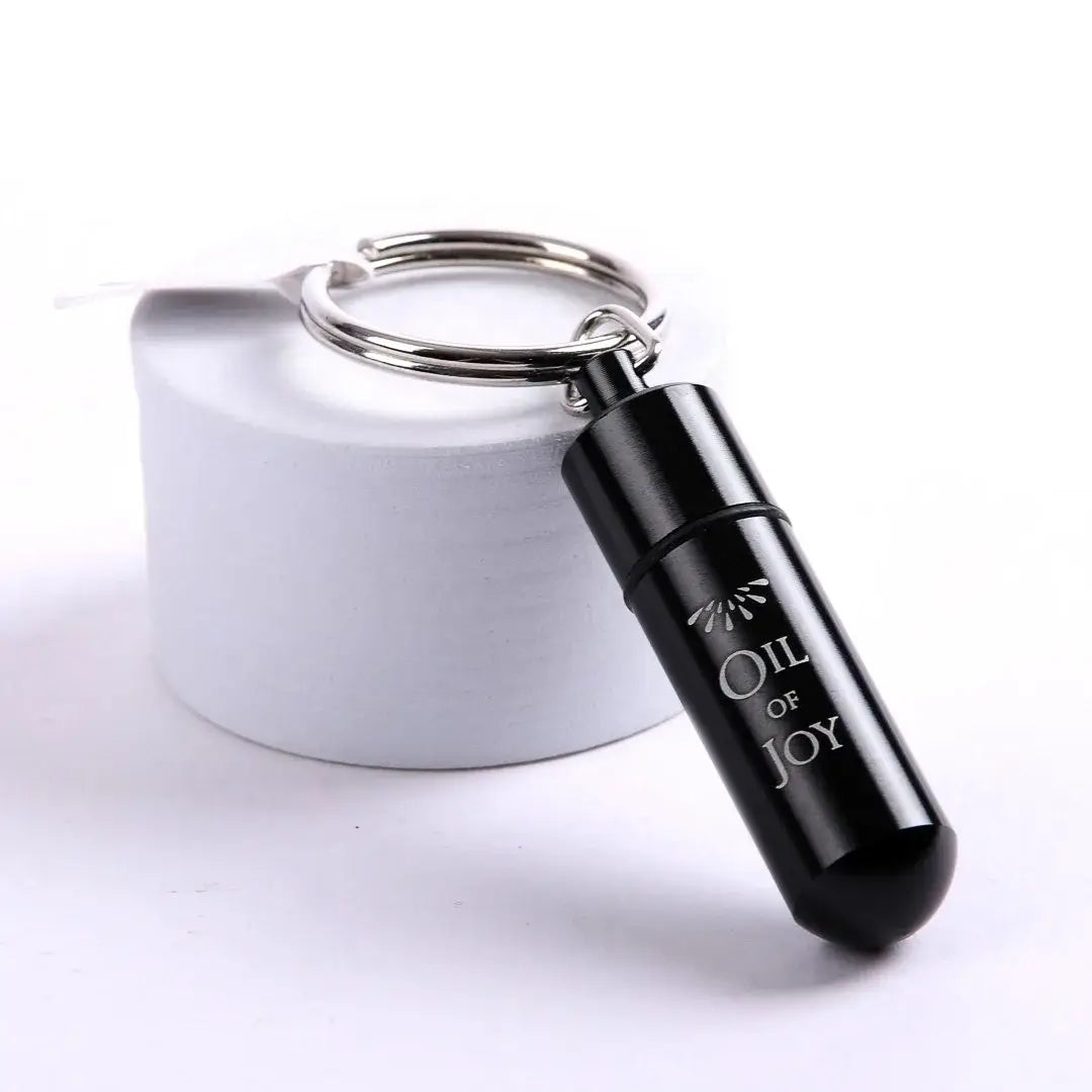 Key Ring Oil Of Joy Vial - 2 Inch Small -  Pack of 6