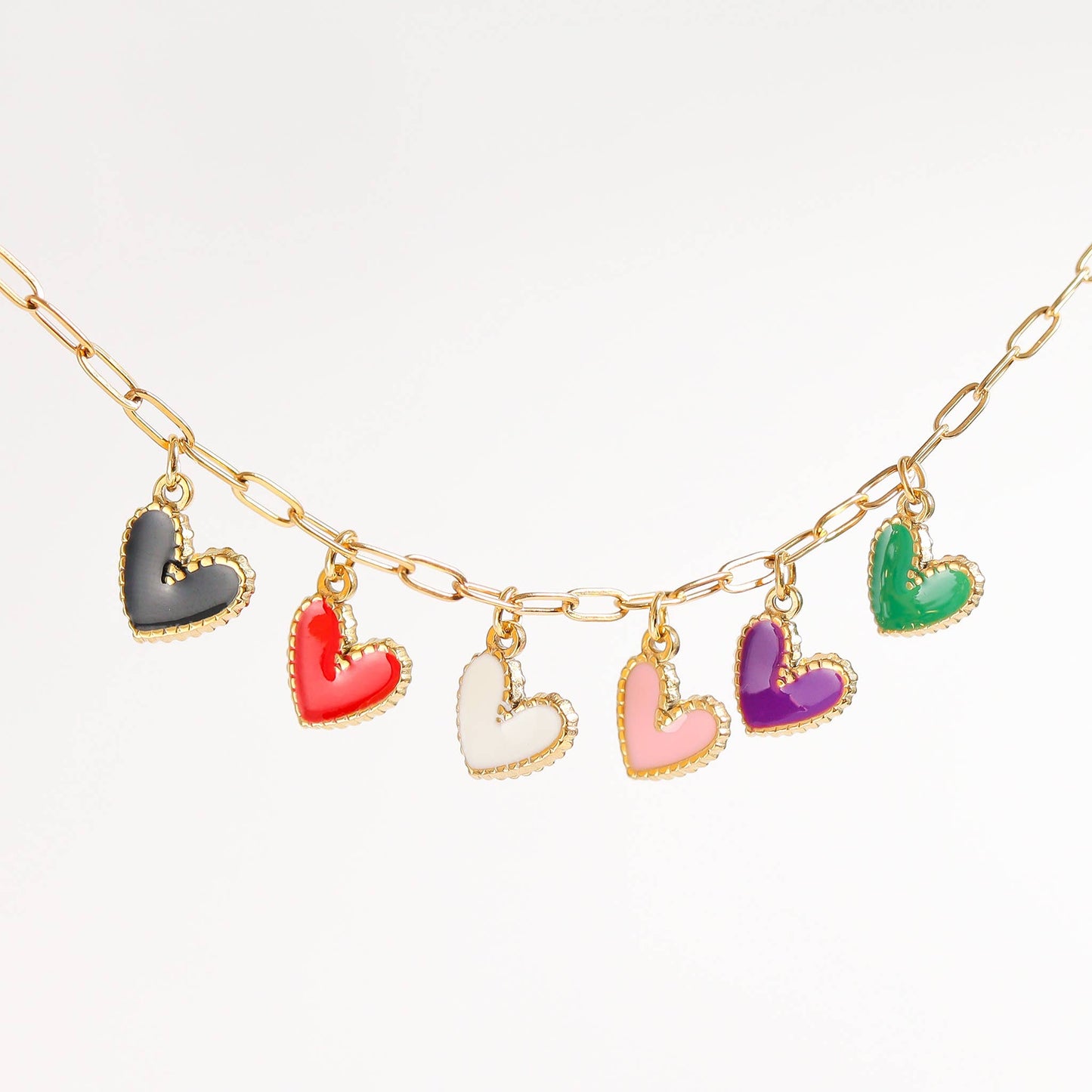 18K Gold PVD Stainless Steel Paperclip Chain By The Foot