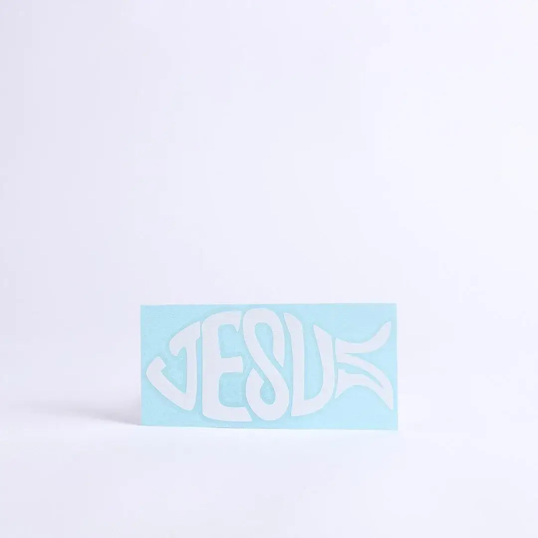 Auto Vinyl Decal - Jesus Fish 6 X 6