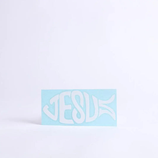 Auto Vinyl Decal - Jesus Fish 6 X 6