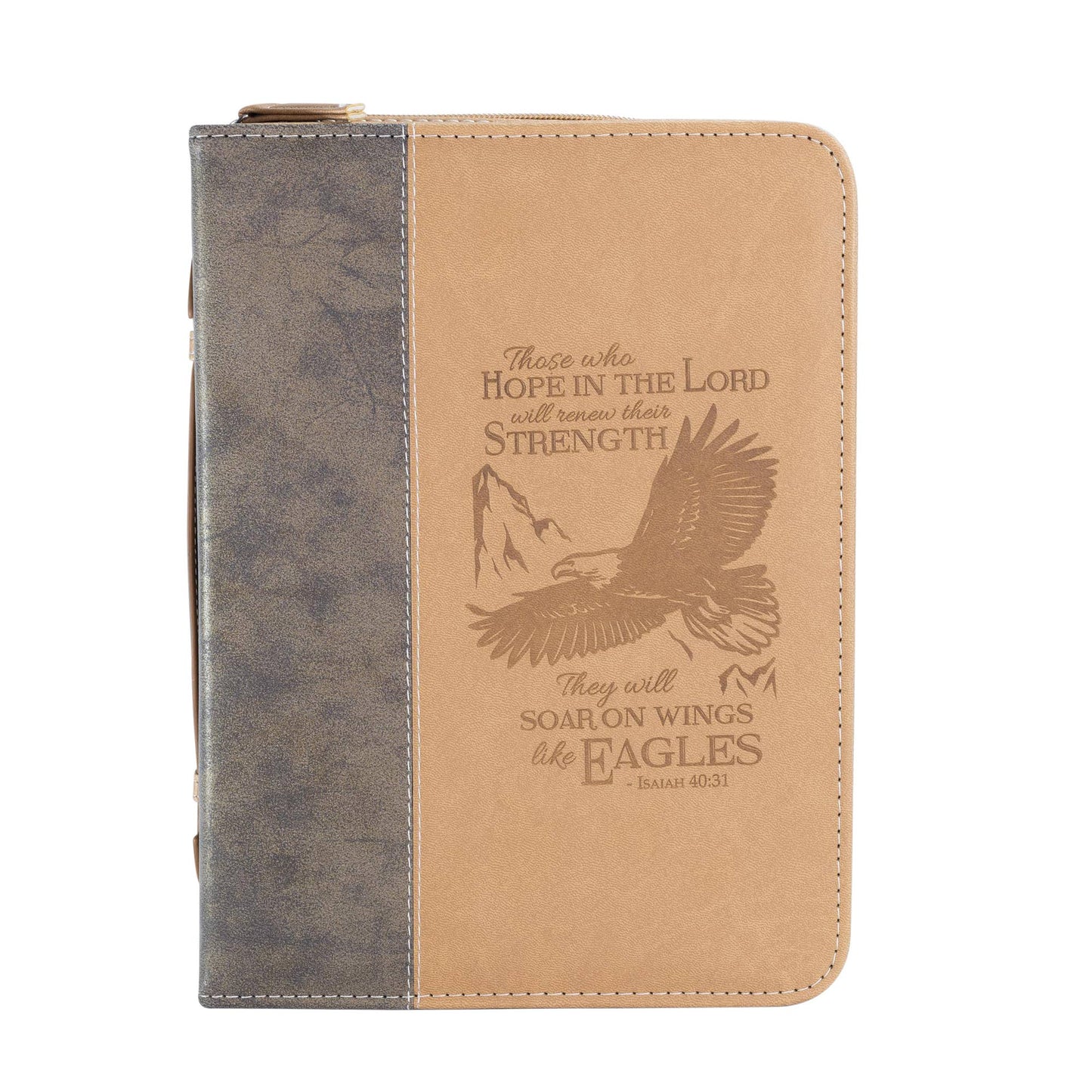Divine Details: Bible Cover Brown Wings Of Eagles