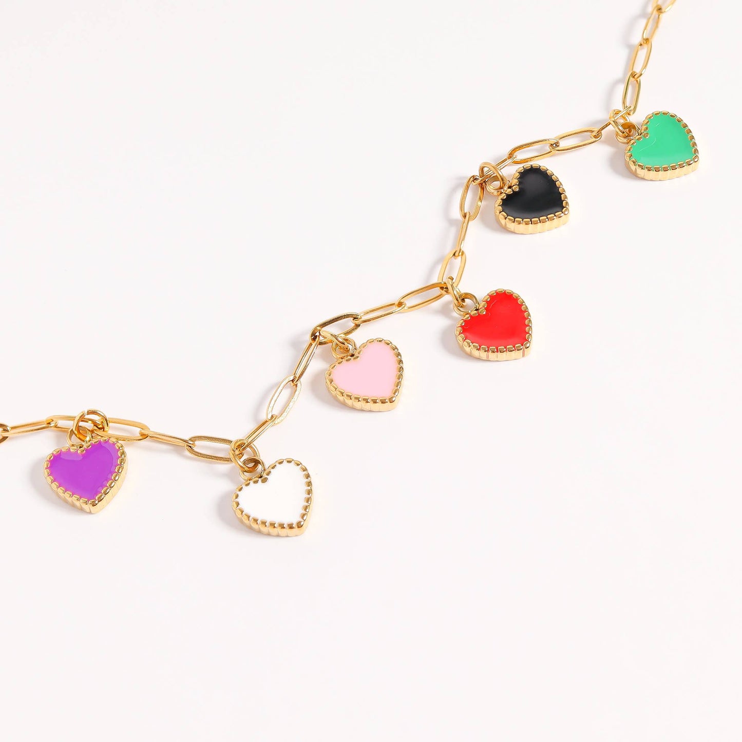 18K Gold PVD Stainless Steel Paperclip Chain By The Foot