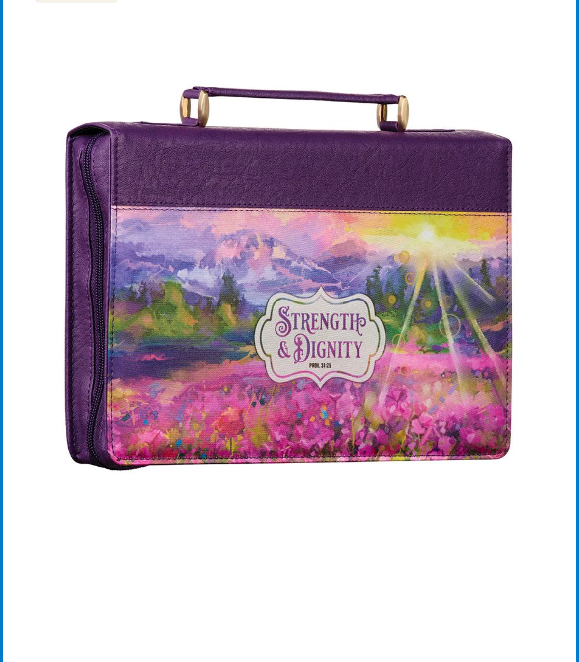 Strength And Dignity Bible Cover, Medium