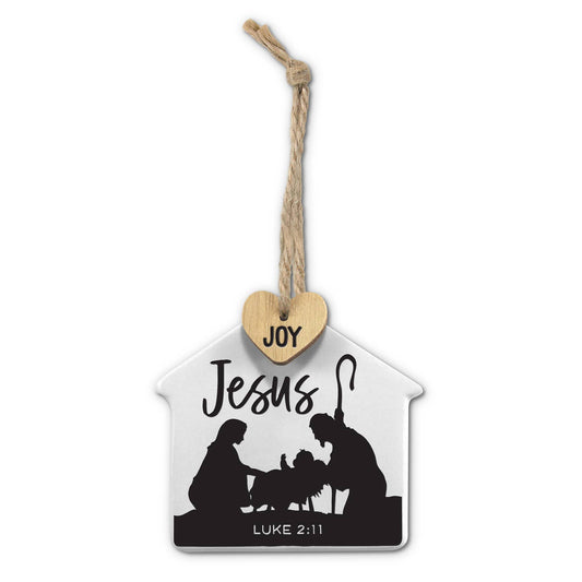 🎄LCP Ornament Stable Tag Jesus Twine Hanger