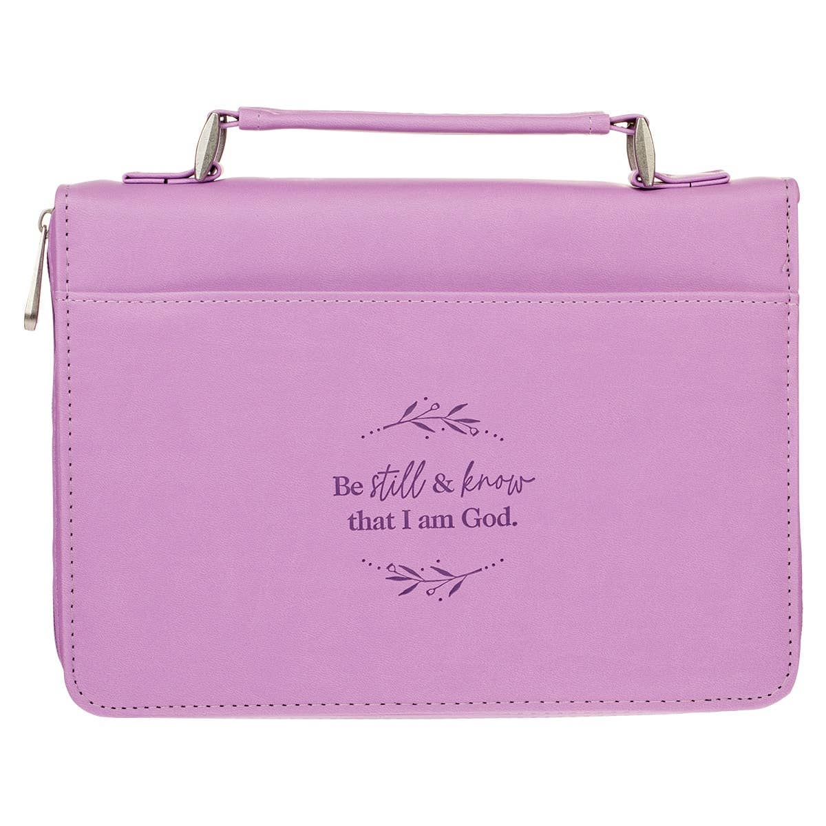 Bible Cover Fashion Purple Be Still & Know Ps. 46:10