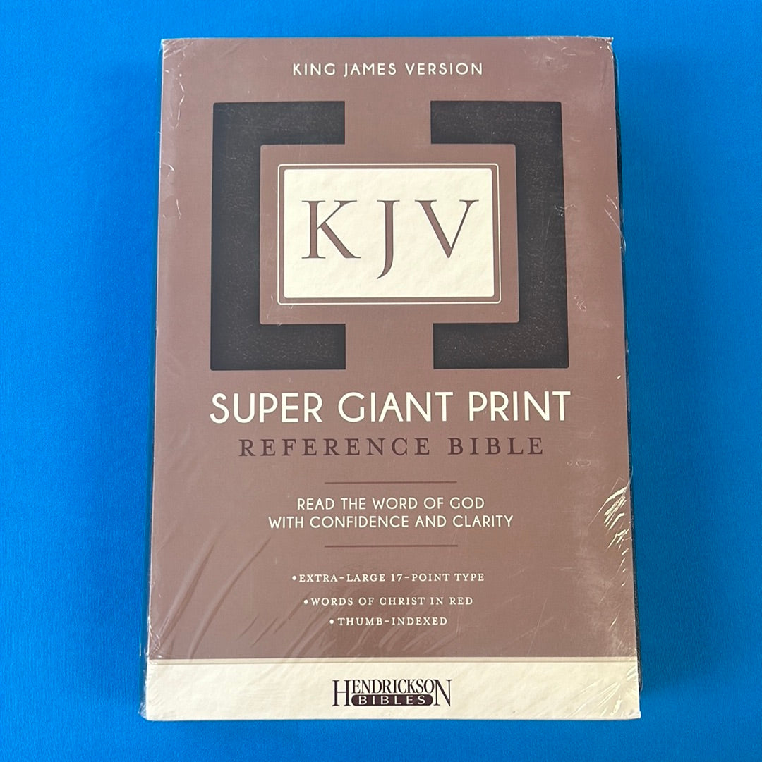 KJV Super Giant Print Reference Bible