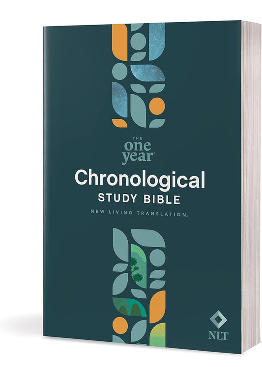 NLT One Year Chronological Study Bible (Softcover)