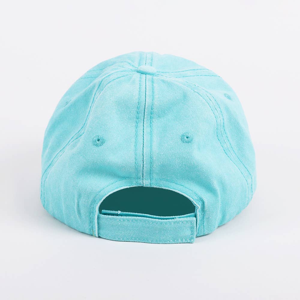 Hat - Teal - "Unfailing Love"
