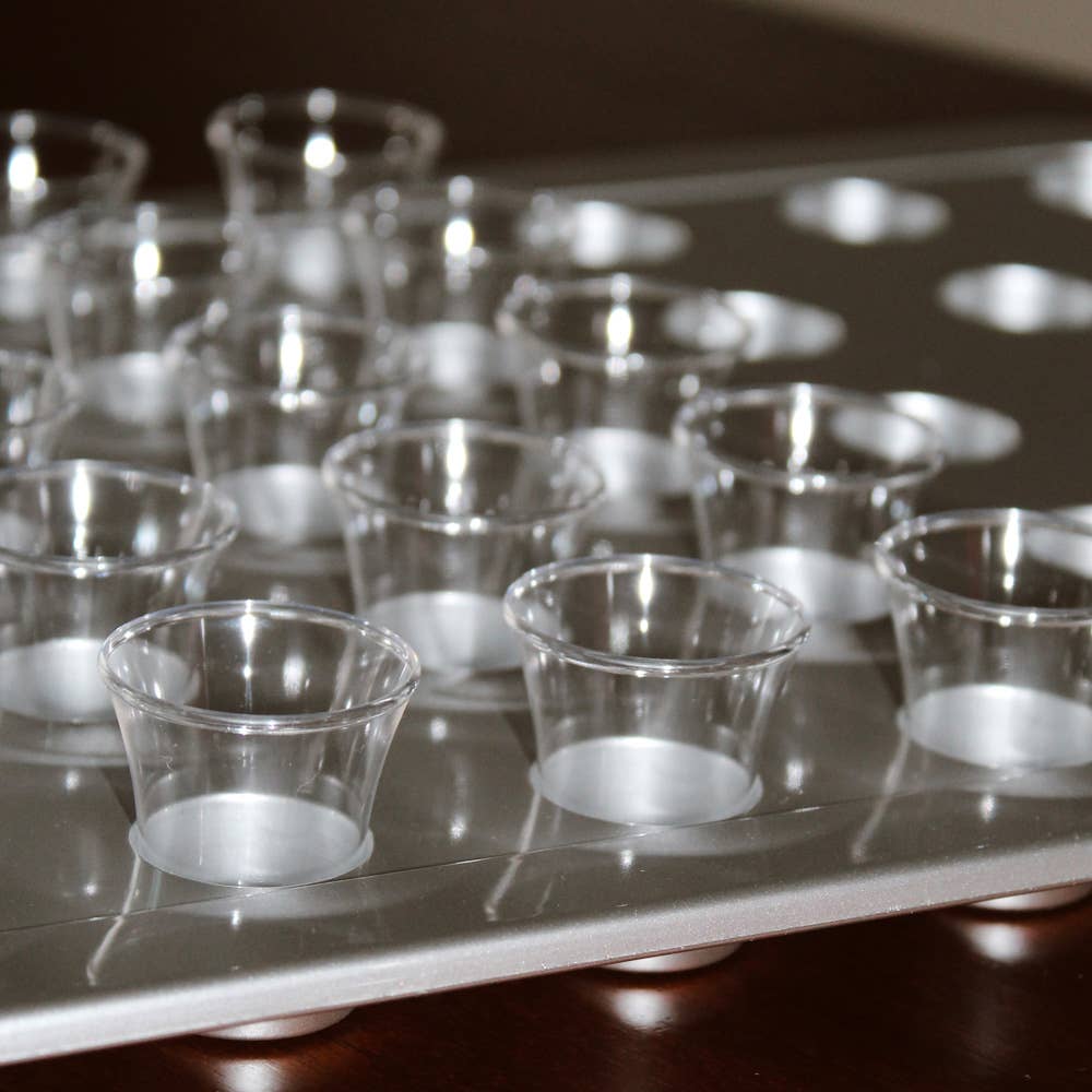 Communion Cups - Clear Full Size - 1 3/8In - 500 Count