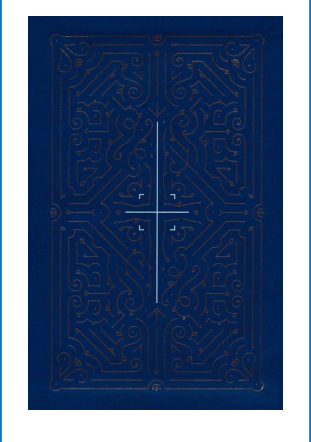NLT Filament Bible--soft leather-look, blue