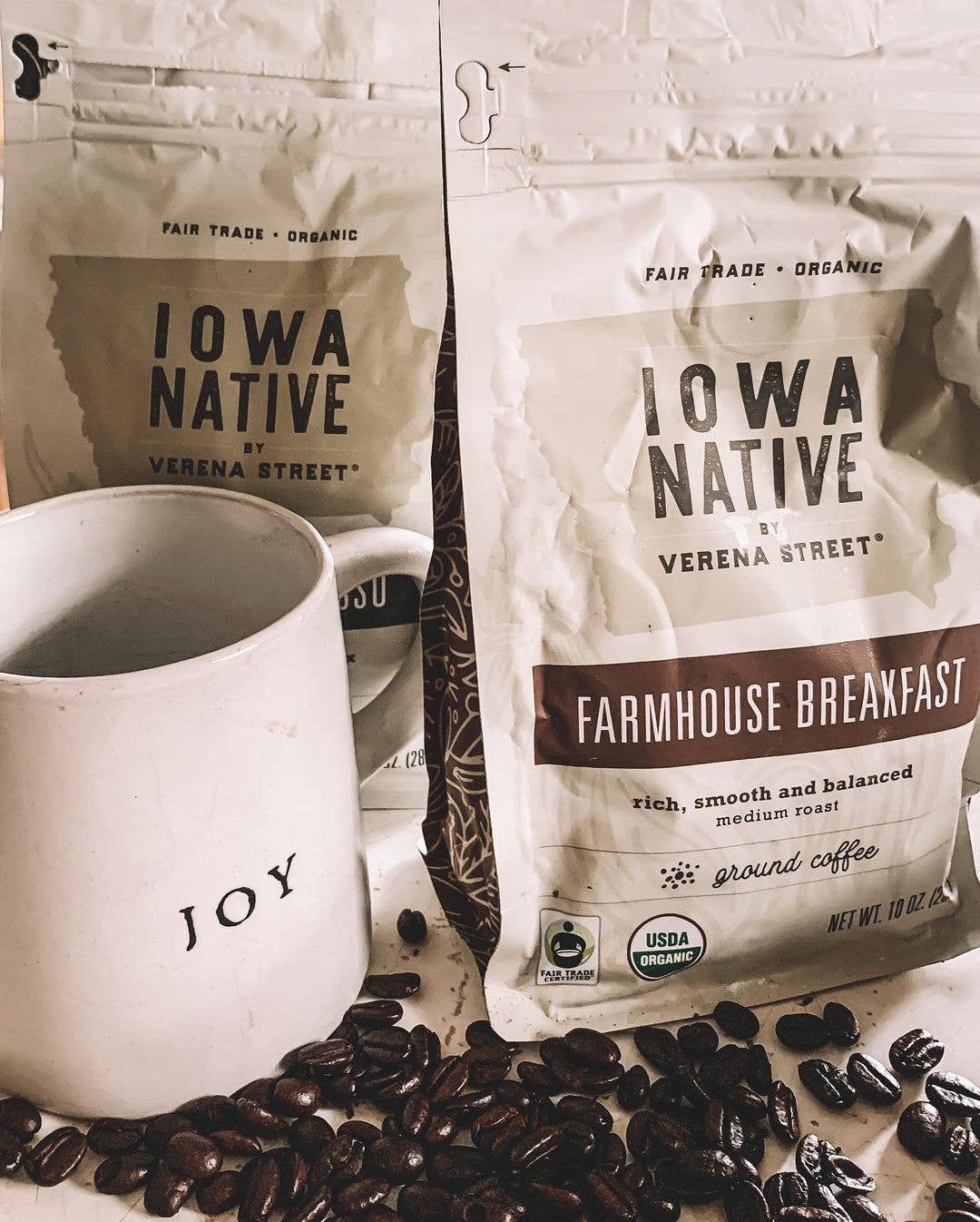 Farmhouse Breakfast Fair Trade Organic Coffee 10 oz. Ground