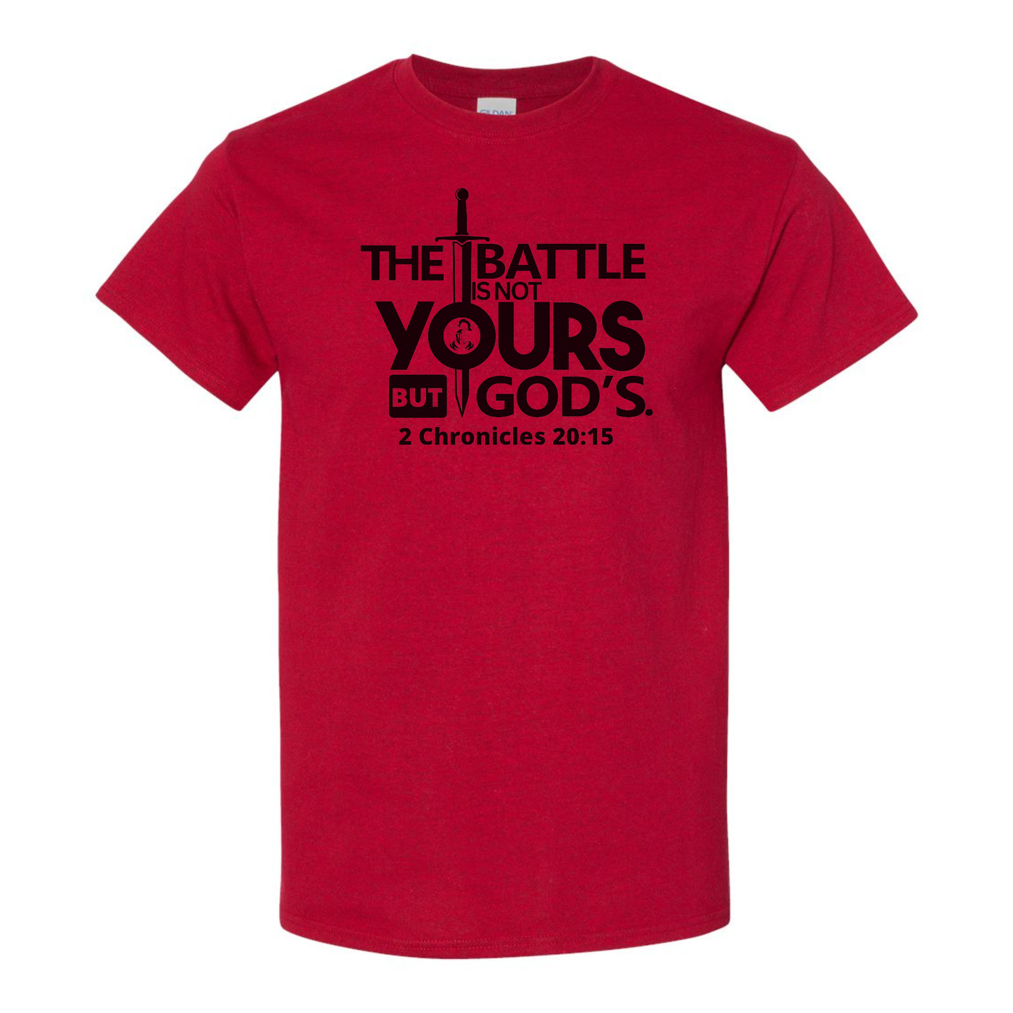 The Battle is Not Yours Christ Crew Neck T-Shirt