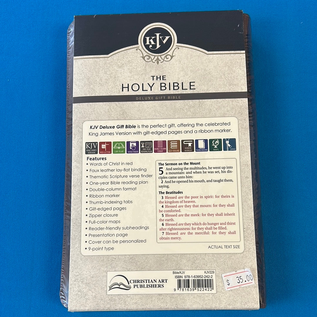 KJV The Holy Bible Deluxe Gift Bible