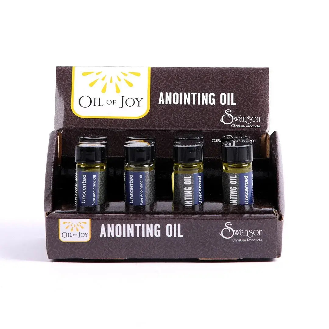 Anointing Oil - Unscented Display - Pack of 12