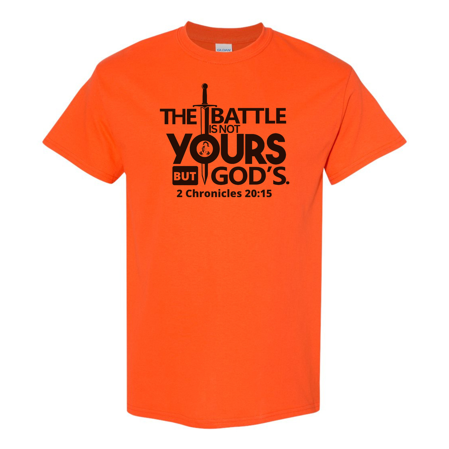 The Battle is Not Yours Christ Crew Neck T-Shirt