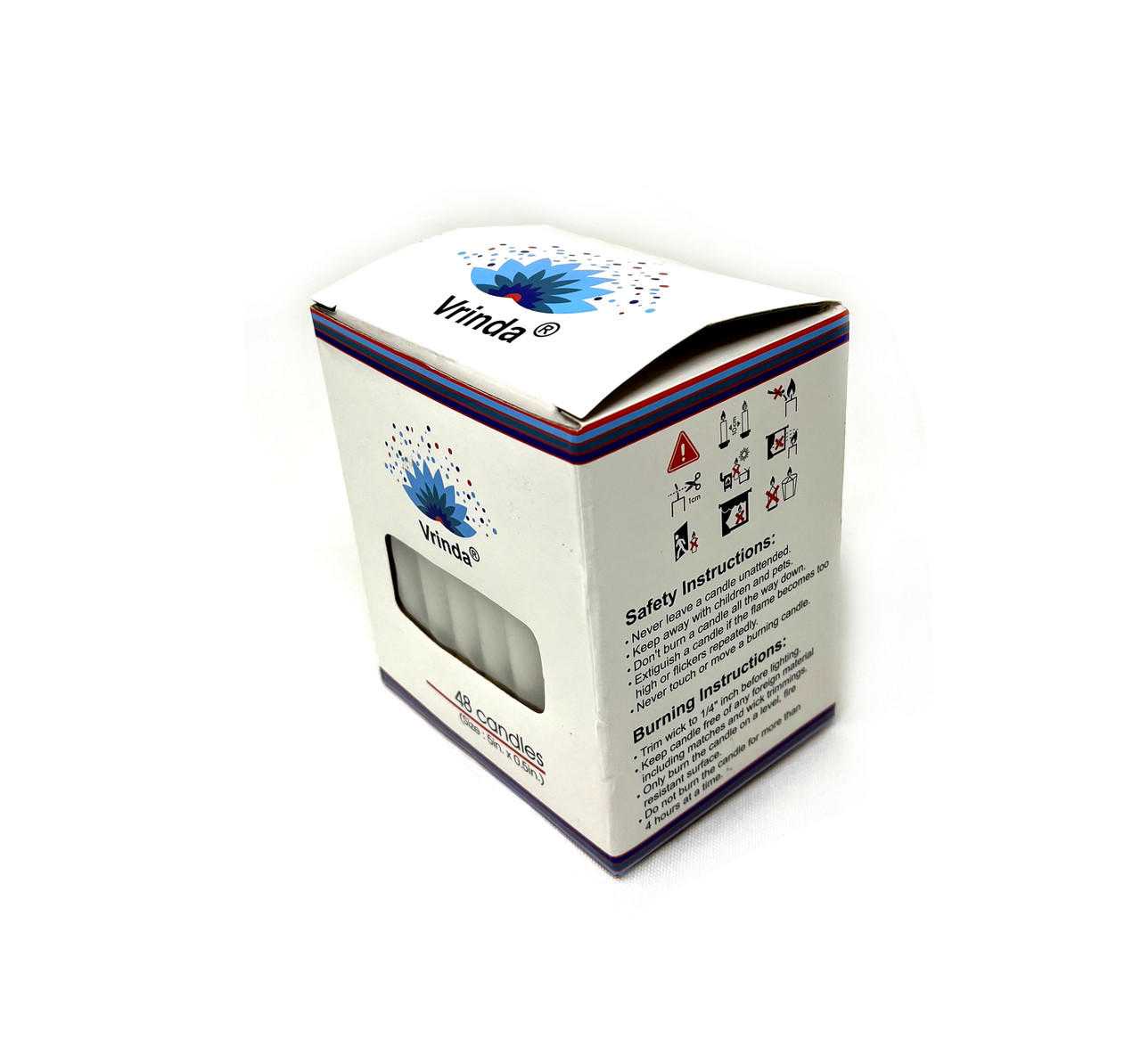 Church Candle 5" White (Pack of 48)