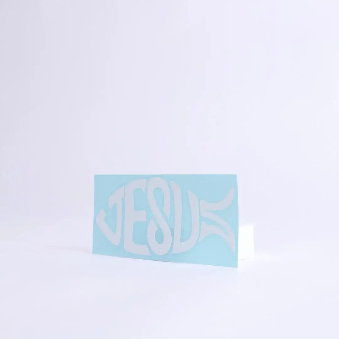 Auto Vinyl Decal - Jesus Fish 6 X 6