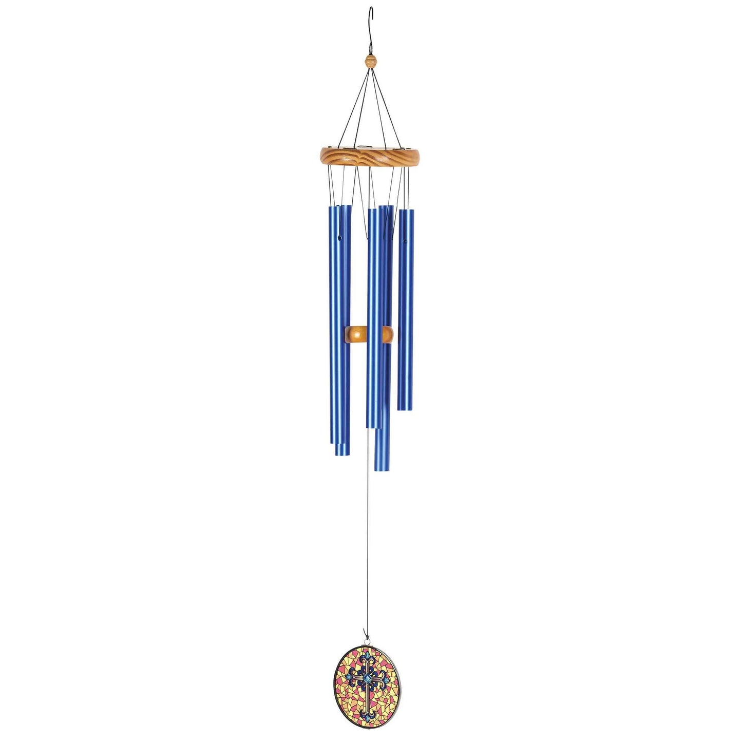 WINDCHIME CROSS SAIL BLUE ORANGE 35"