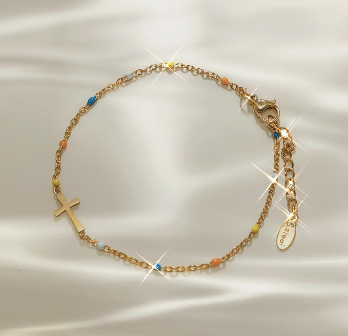 Cross Bracelet for Women w/extender