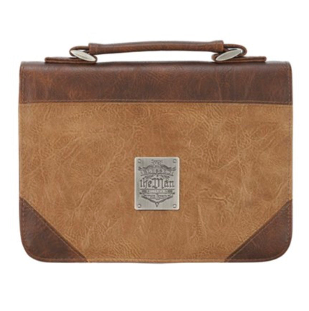 Blessed Man Bible Cover, Brown, Medium