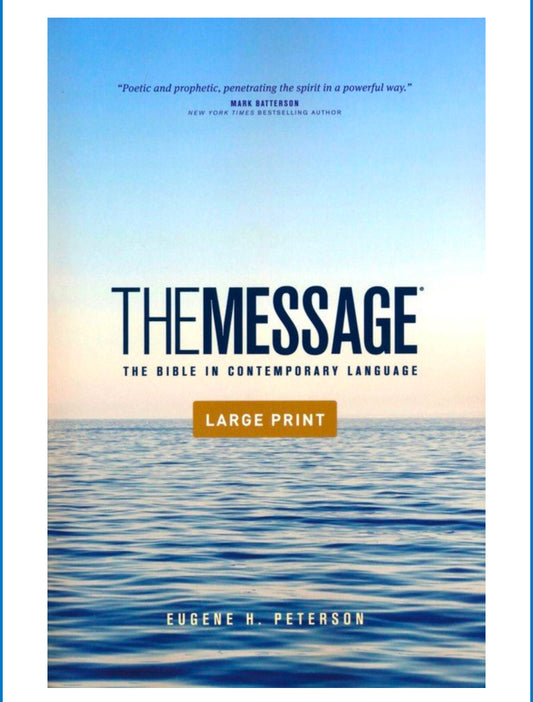 The Message Outreach Edition, Large-Print, softcover